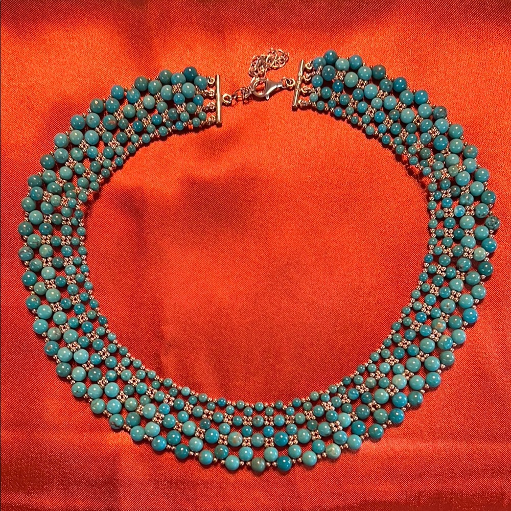 Turquoise Beaded Necklace